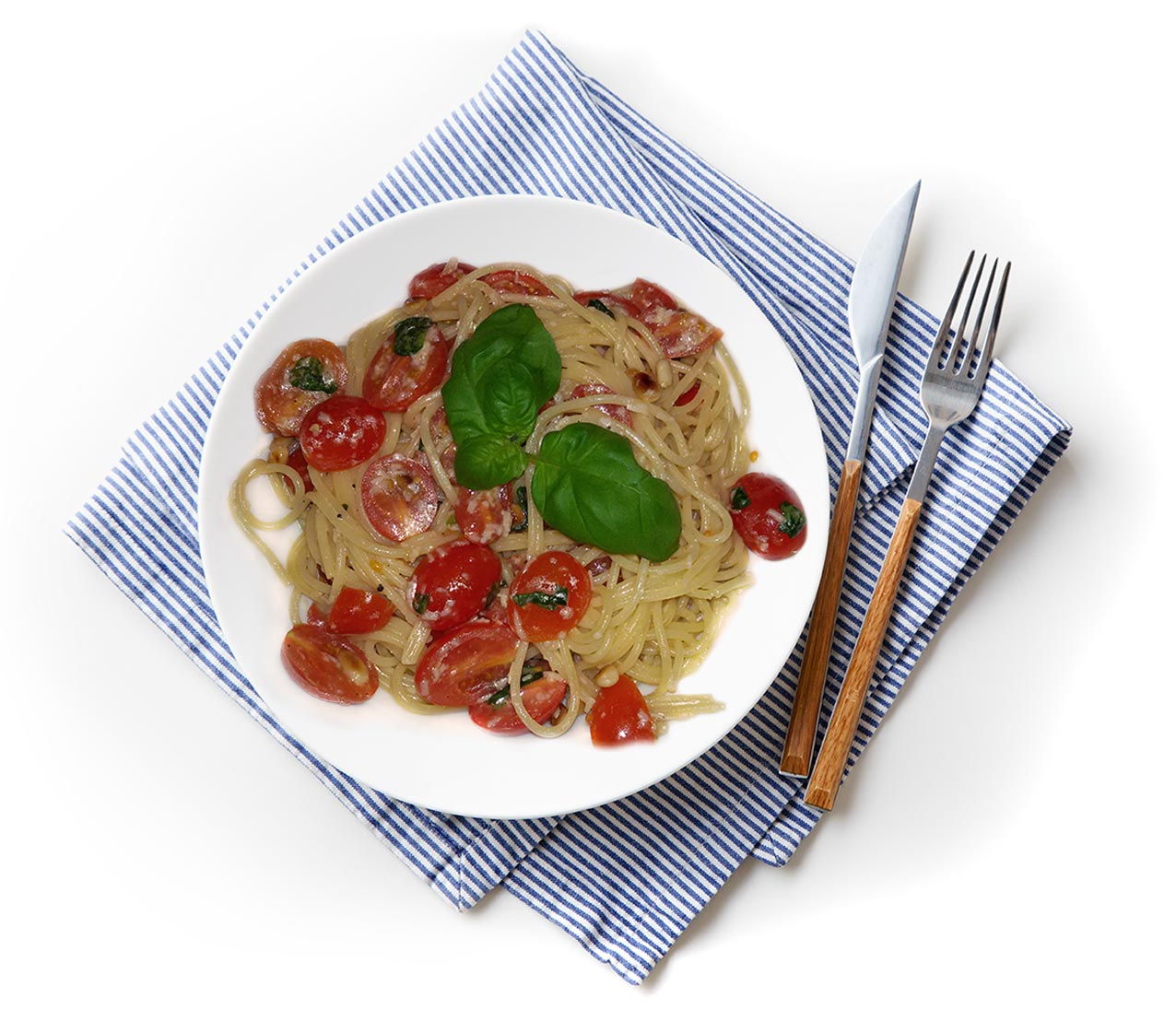 Rezeptbild: Spaghetti mit Cocktailtomaten